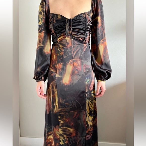 Urban Outfitters Dresses & Skirts - NWT Urban Outfitters Kitty Puff Sleeve  Maxi Dress